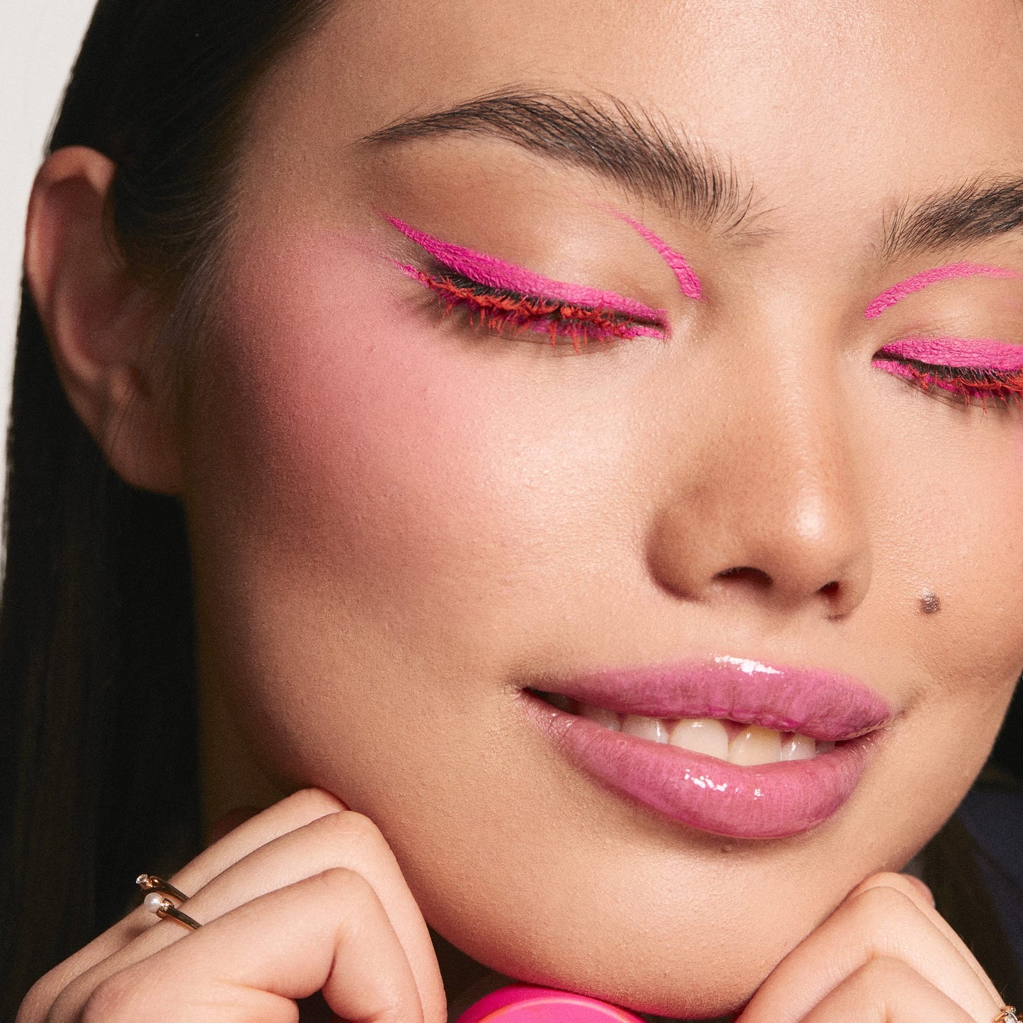 3INA 3ina MAKEUP - The Color Mascara 172 Oramge with Vegetal Keratin Volume and Lift Long-Lasting Flake Free Lengthening for Sensitive Eyes Vegan Cruelty Free, 31.0 grams, Pack of 1