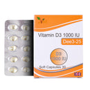 VED Vitamin D3 1000 IU SOFTGEL | 30 Days Supply