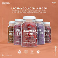 Ashwagandha Gummies 6000mg - 60 Gummies (V) - High Strength Ashwagandha Root Extract Supplement - Natural Strawberry Flavour - Not Ashwagandha Capsules or Tablets - by Alpha01