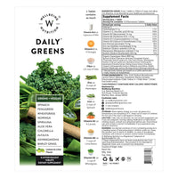 Wellbeing Nutrition Daily Greens | Wholefood Multivitamins with Vitamin C, Zinc, B6 for Immunity & Detox with Organic Certified Plant Superfoods & Antioxidants (15 Effervescent Tablets)