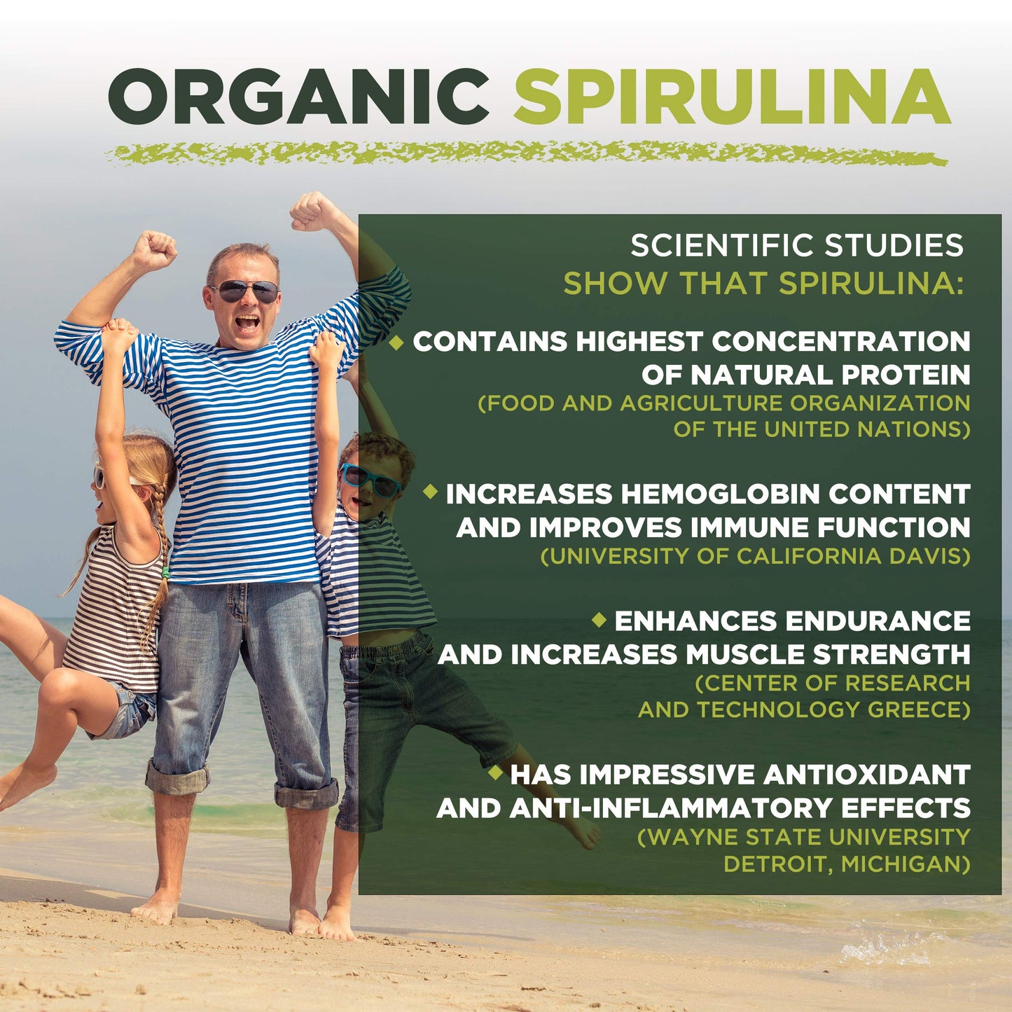 Spirulina Powder | Organic | 200g | Natural Immune System Booster | MySuperfoods