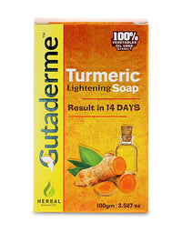 Turmeric Skin Brightening Soap - Natural Beauty Soap Bar for Acne, Dark Spots, Hyperpigmentation, Smooth Skin β Anti-Aging and Moisturizing Face Soap - Radiant Glow in 14 Days