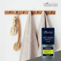Bielenda Only For Men - Ultra-Light Formula Regulates Sebum, Matifies The Skin Shrinks Pores And Reduces Shine Of The Skin - Only For Men Gel Super Mat - 50 ml