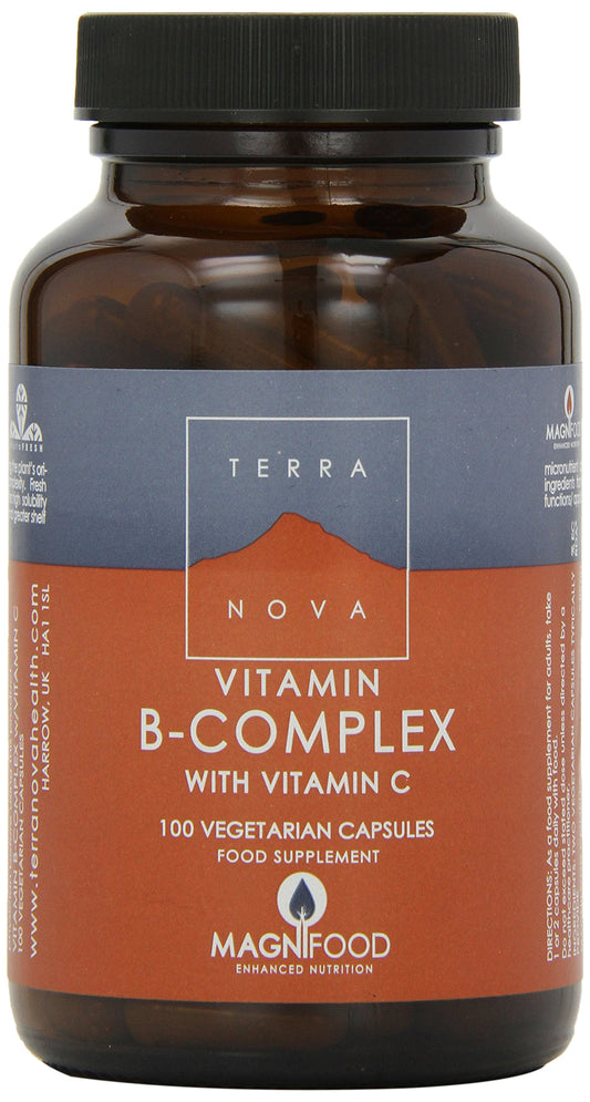 TERRANOVA B Complex With Vitamin C Capsule- 100 Vegicaps