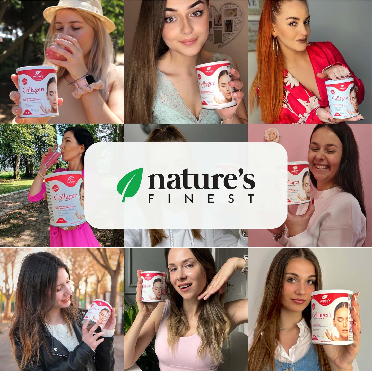 Nature's Finest by Nutrisslim Collagen Skincare - Fish Collagen Powder Naticol (5000mg) with MSM, Vitamin C, Ashwagandha - Hydrolyzed Marine Collagen Type 1, Gluten Free - 360 g