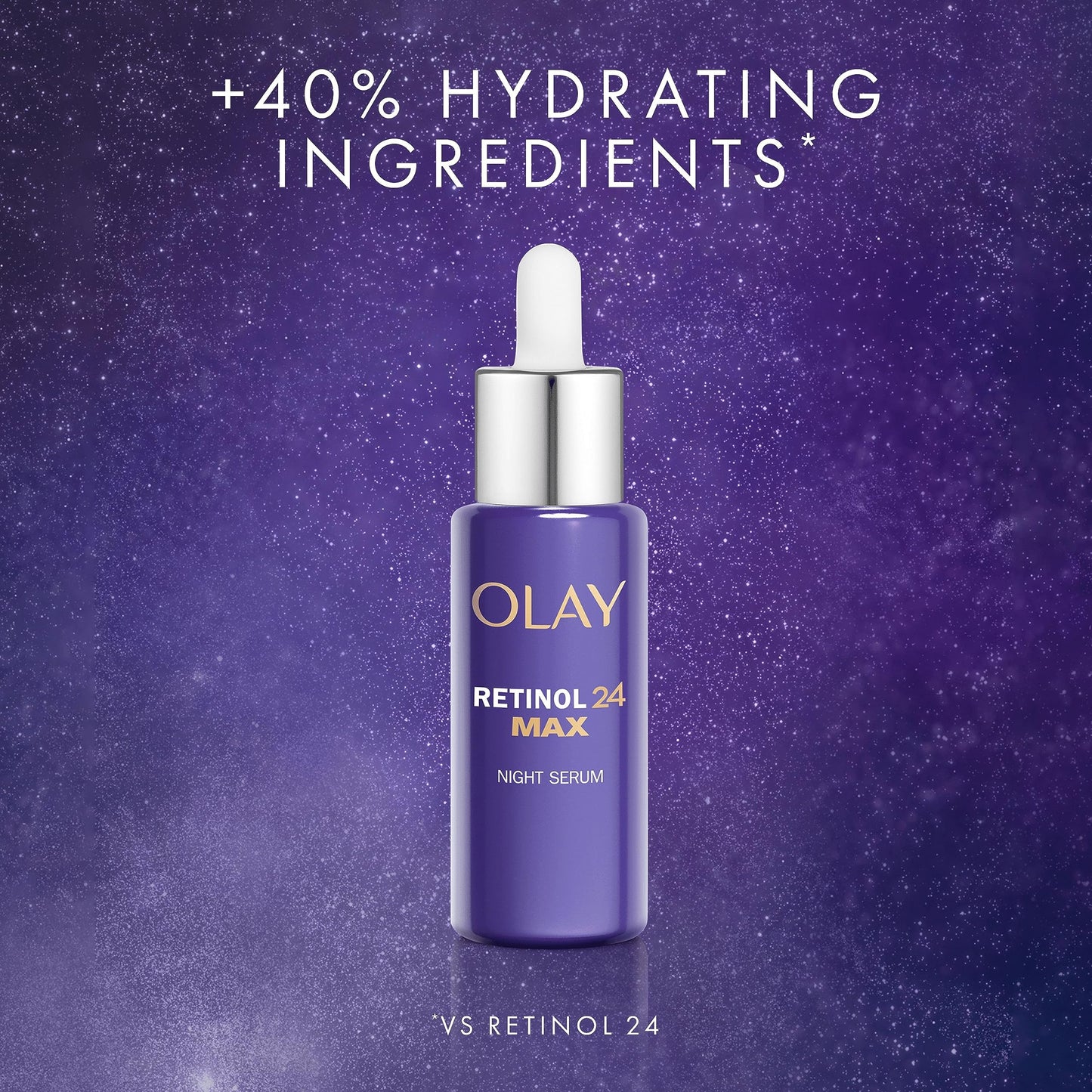 Olay Regenerist Retinol24 MAX Night Serum Without Fragrance, 40ml