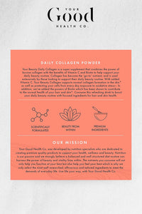 Your Good Health Co. – Your Beauty Premium Collagen Powder, Mixed Berry | 150g | 4,000mg Bovine Peptides | Vitamin C, Biotin – Supports Hair, Skin and Nails | 30 Day Supply