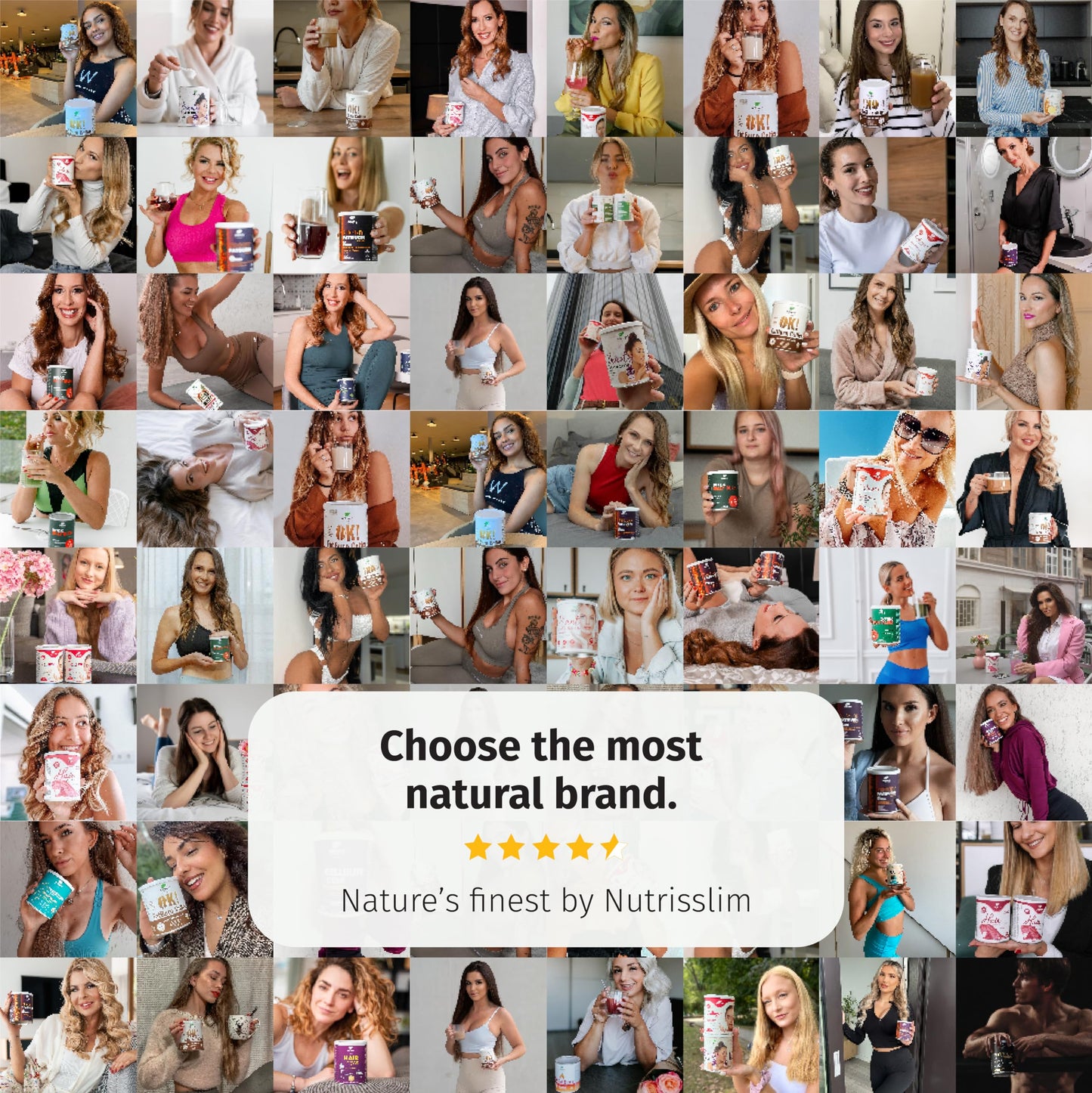 Nature's Finest by Nutrisslim OK!Body Lift - Hydrolyzed Marine Collagen Powder Naticol (5000mg) for Skin Elasticity, Reduce Water Retention - Skin Lift Effect