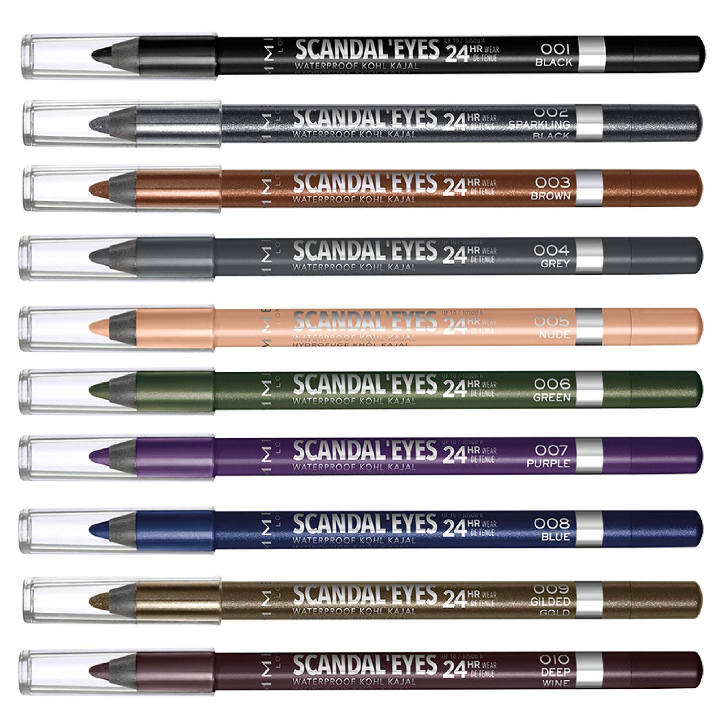Rimmel Scandal'Eyes Waterproof Eyeliner, Nude, 1.3 g, Pencil