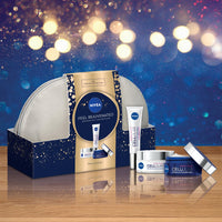 NIVEA Feel Rejuvenated Advanced Anti-Age Skincare Gift Set, Women's Gift Set Includes Anti-Age Day Cream, Night Cream and Eye and Lip Contour Cream