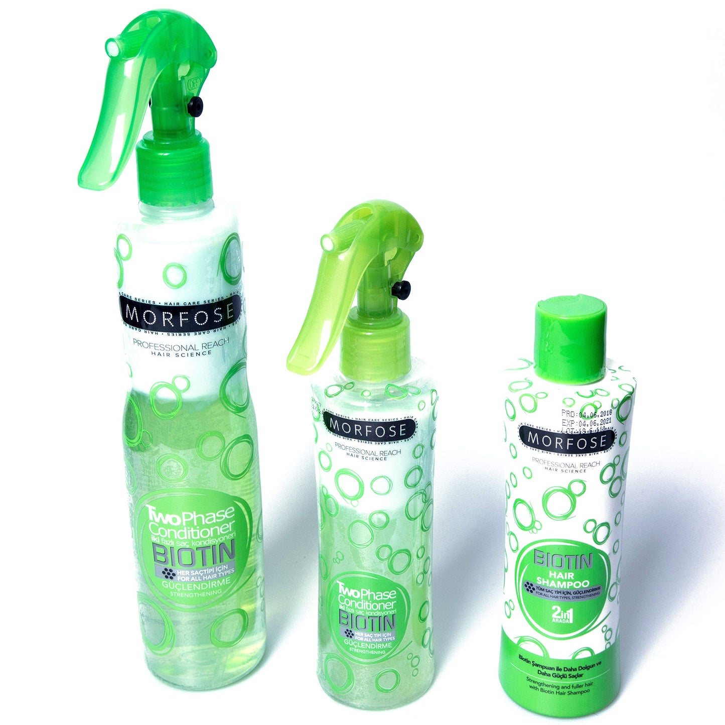 MORFOSE 2 Phase Conditioner Biotin 3 x 400 ml