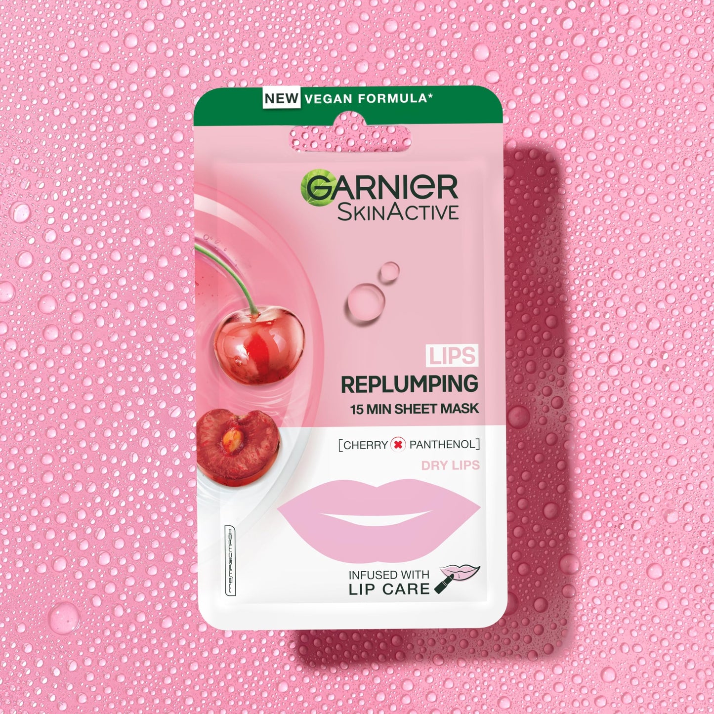 Garnier Sheet Masks Ultimate Face Collection, Set of Sheet Masks for Face, Eyes and Lips, With Natural Plant Extracts, Hyaluronic Acid Serum and Vegan Tissue, SkinActive, 6 Pieces