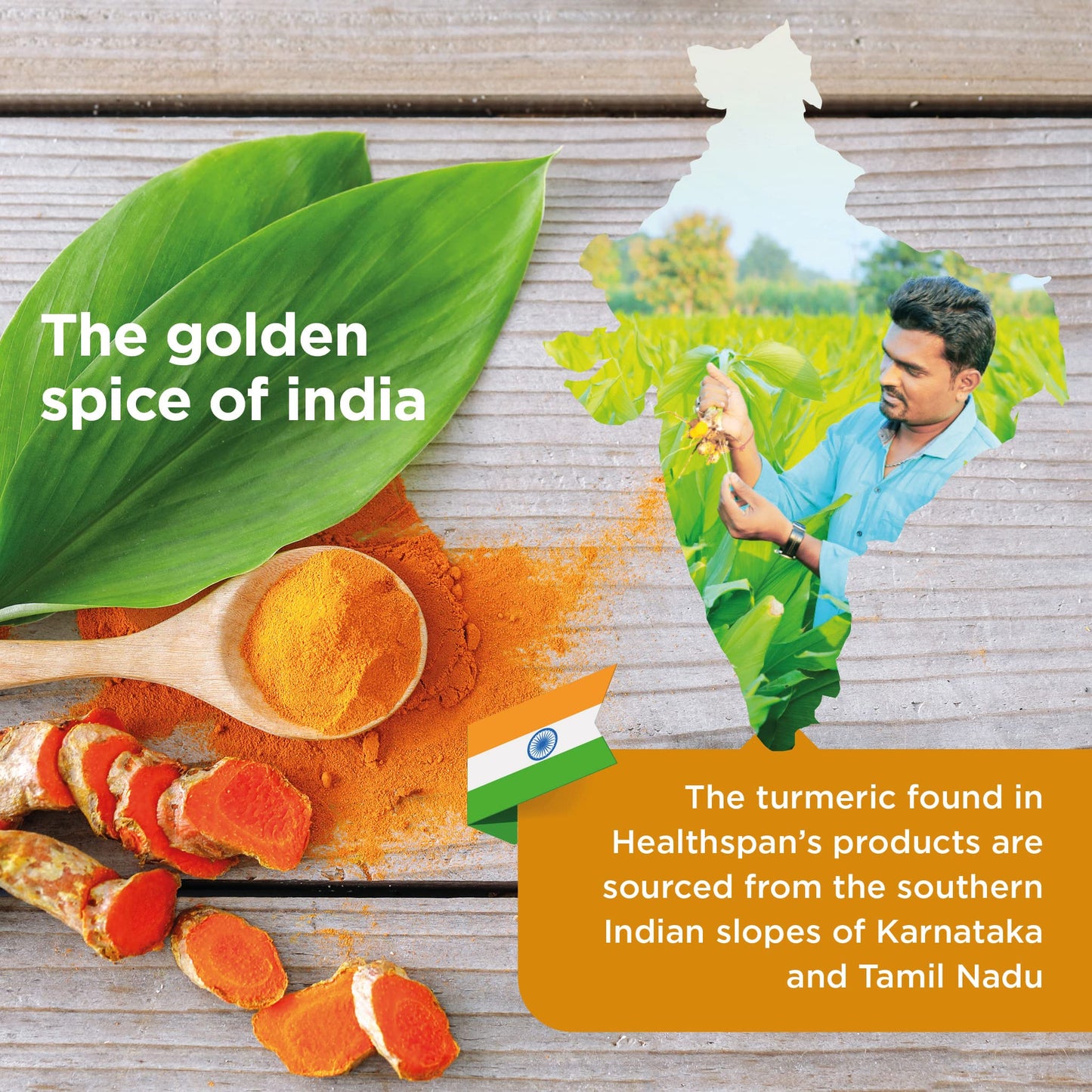 Healthspan Opti-Turmeric | High Strength 500mg Liquid Curcumin | Supports Cartilage Formation | Immune Health | 185 Times Better Absorbed & 7 Times Faster Acting Than Standard Turmeric (60 Capsules)