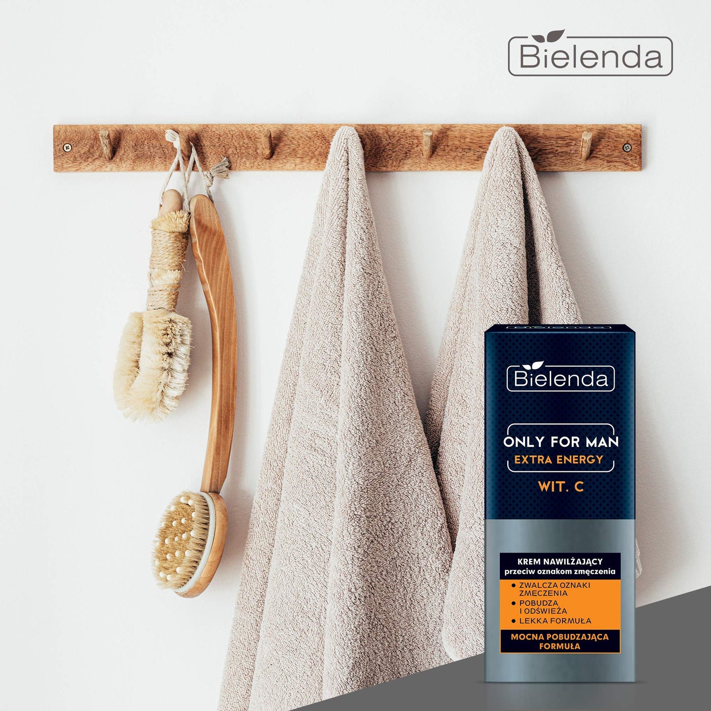 Bielenda Only For Men - Stimulates The Epidermis Effectively Eliminates Signs Of Fatigue Caused By Lack Of Sleep, Stress, Unhealthy Lifestyle - Only For Men Cream Extra Energy - 50 ml