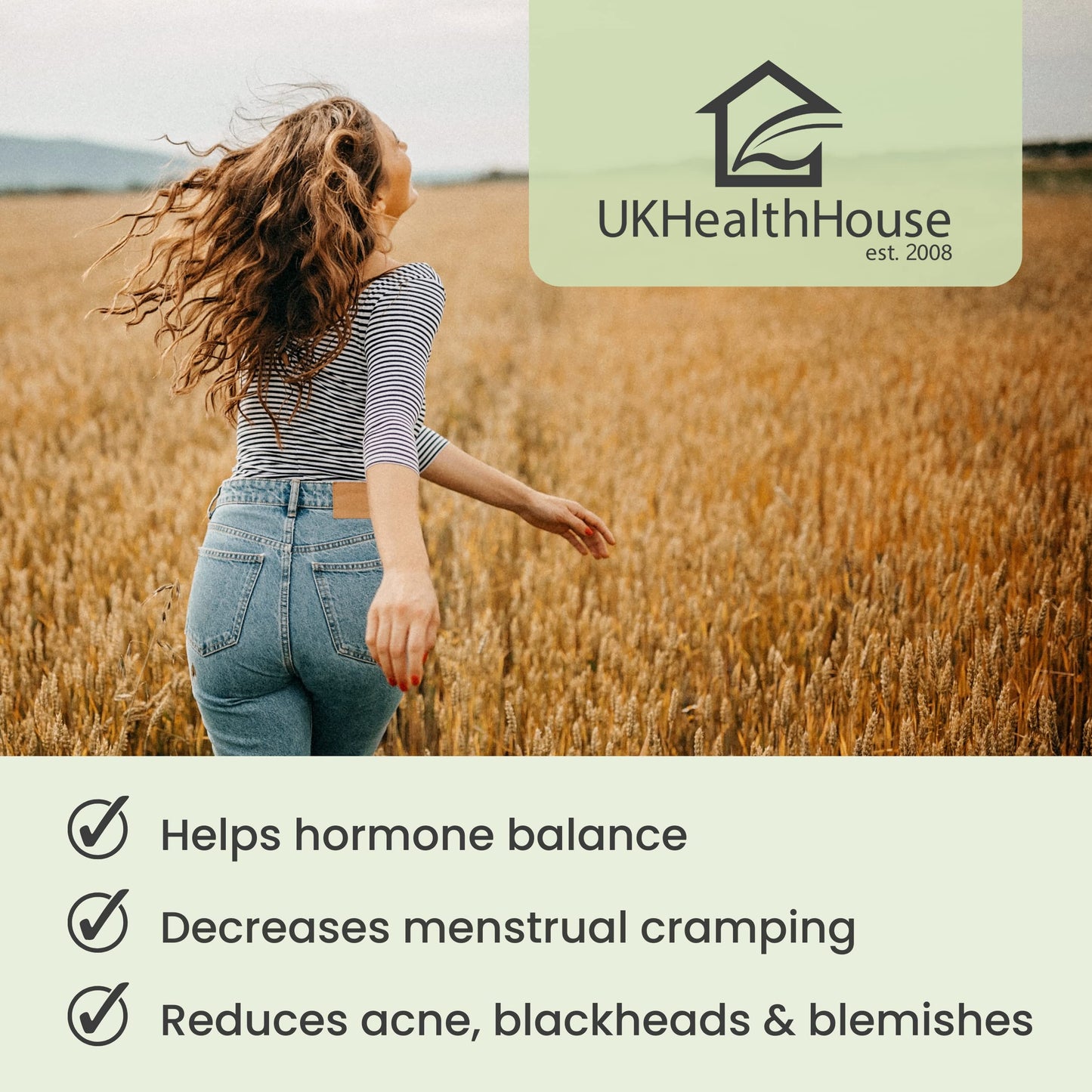 UKHealthHouse Evening Primrose Oil – EPO Capsules, 1000mg x 60 Softgels – High Strength Omega 6 GLA Content – Great for Skin, Immune System, Hormonal Pain, Hot Flushes & Women’s Health