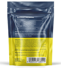 Turmeric, Ginger & Black Pepper 4000 mg Tablets (per Serving), High Strength Curcumin Supplements, Vegan and Gluten Free, UK Made, 120 Count