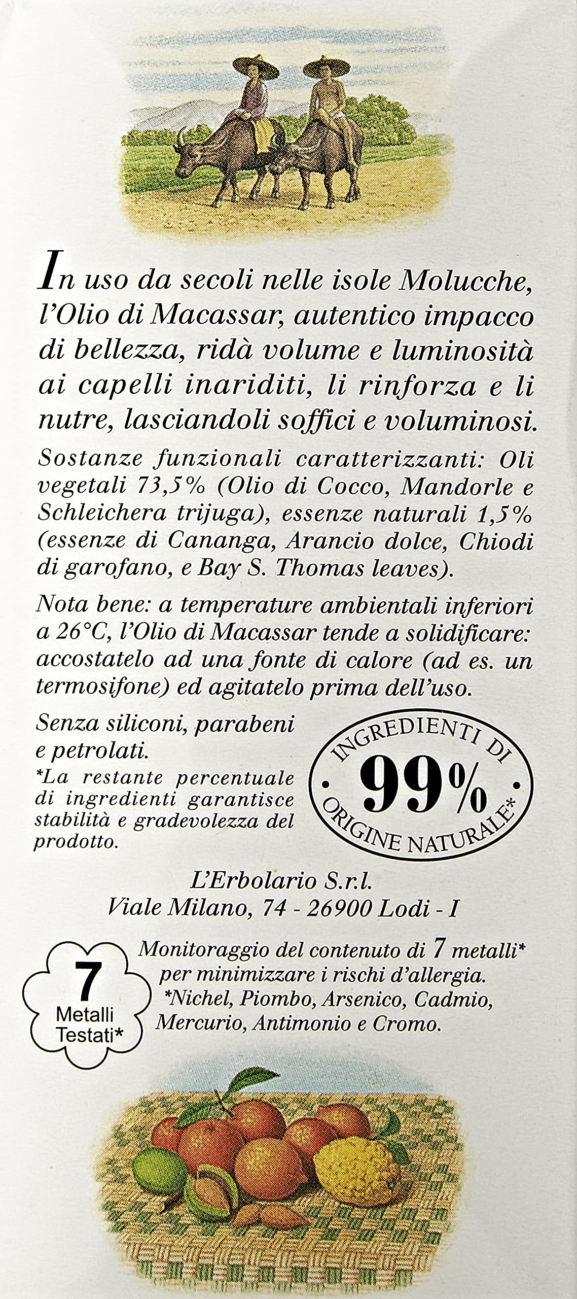 L'Erbolario Macassar Oil