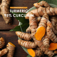 Organic 95% Curcumin Turmeric 15,000mg with Black Pepper – 475mg Curcuminoids – 90 Vegan Capsules – High Strength 95% Curcuminoids Supplement by Alpha01