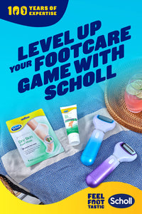 Scholl Velvet Smooth 2in1 File and Smooth Electric Foot File Pedi, for Hard Skin and Callus Removal