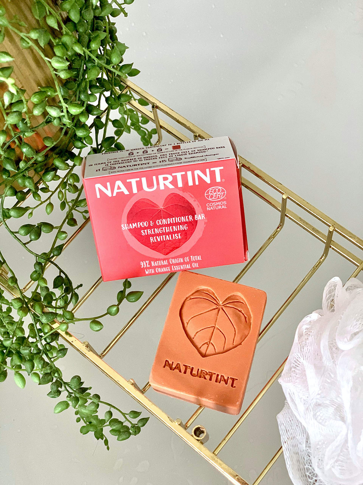 Naturtint 2 in 1 Strengthening Shampoo & Conditioner Bar for Weak and Thinning Hair