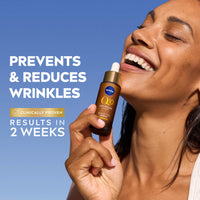 NIVEA Q10 Anti-Wrinkle Expert Dual Action Serum (30ml), Anti Ageing Face Serum for Women with Pure Q10, Visibly Reduces and Prevents Wrinkles