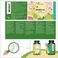 BOSWELLIA SERRATA Vegavero® | 7500mg 15:1 Extract 85% Boswellic Acids | NO Additives | Indian Frankincense Gum Resin Extract | Supports Healthy Bones and Joints | 120 Capsules | Vegan