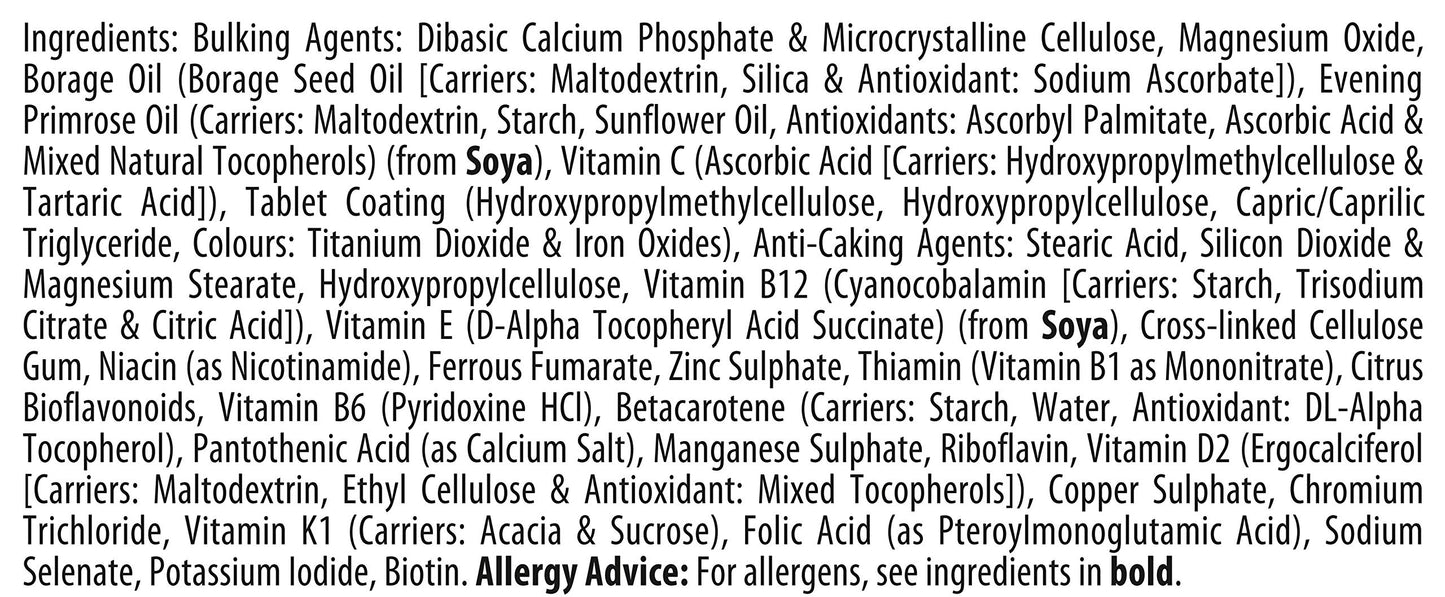 Wellwoman Vitabiotics Vegan Tablets