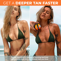 BYROKKO Shine Brown Tanning Accelerator 210 ml, Fast Bronzing Sun Cream Effective in Sunbeds & Outdoor Sun for Deep Natural Tan, Long-Lasting Hydrating Formula with Natural Oils