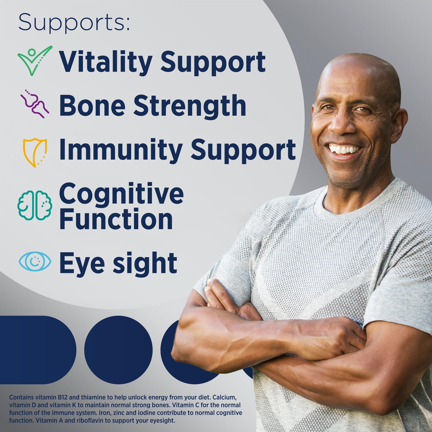 Centrum Advance 50+ Tablets Multivitamin & Mineral Supplements, with 24 essential nutrients, including vitamin D, C, Zinc, 130 ct (Packaging and Tablet colour may vary slightly)