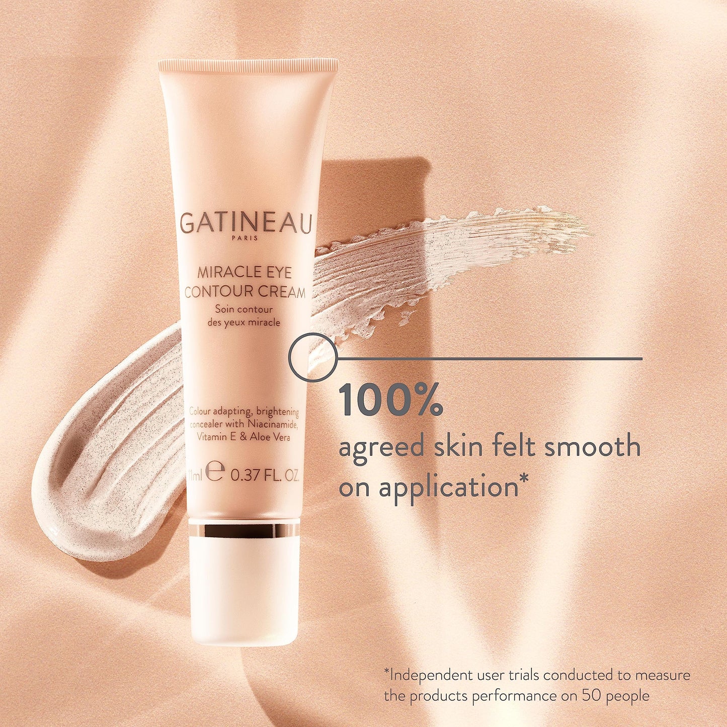Gatineau - Perfection Ultime Miracle Eye & Face Contour Cream, Conceal Dark Circles, Hydrating with Hyaluronic Acid & Vitamin E (11ml)