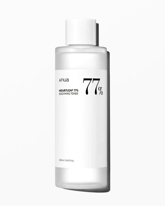 Anua Heartleaf 77 Soothing Toner, 8.45 fl.oz. I pH 5.5 Trouble Care, Calming Skin, Refreshing, Hydrating, Purifying, Cruelty Free, Vegan,(250ml )