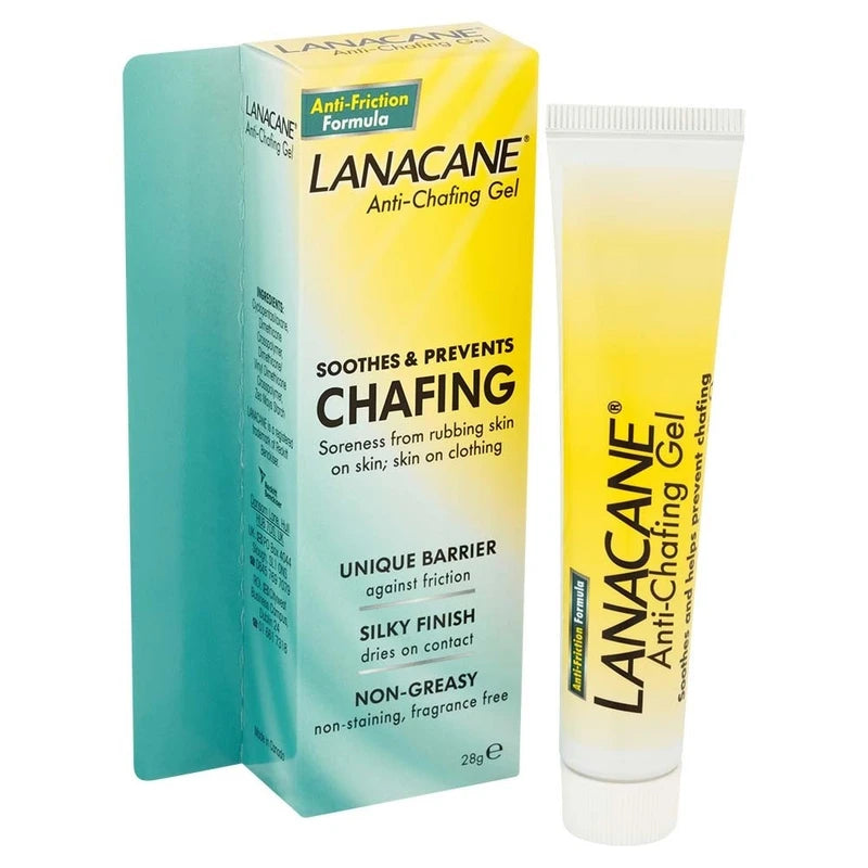 Lanacane Anti-Chafing Gel, 1 oz (28g), Soothes & Prevents Chafing, Soreness from Rubbing Sink on Skin for All Skin Types