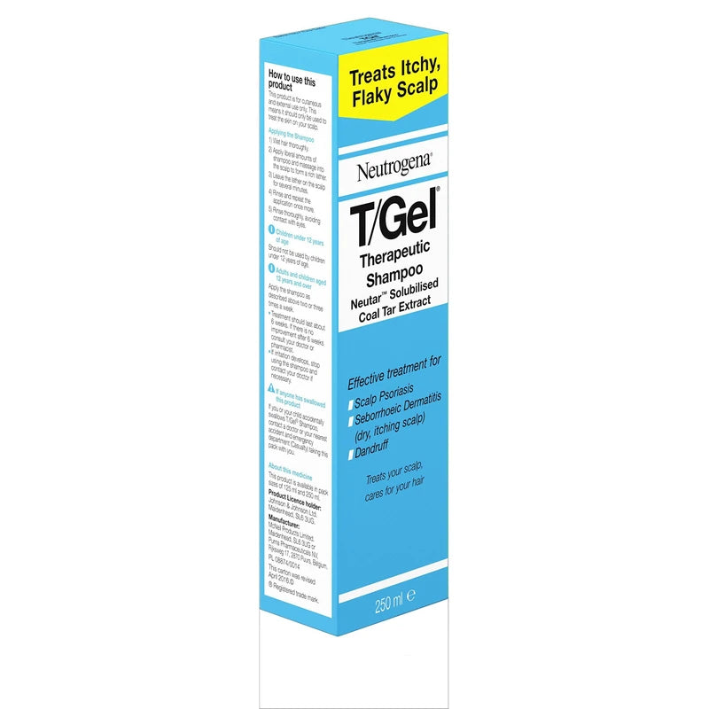 Neutrogena T/Gel Therapeutic Shampoo For Flaky, Itchy Scalp, 8.45 fl oz / 250 ml