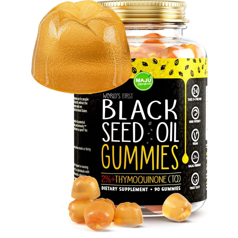 MAJU's Black Seed Oil Gummies, 500mg 90 Gummies