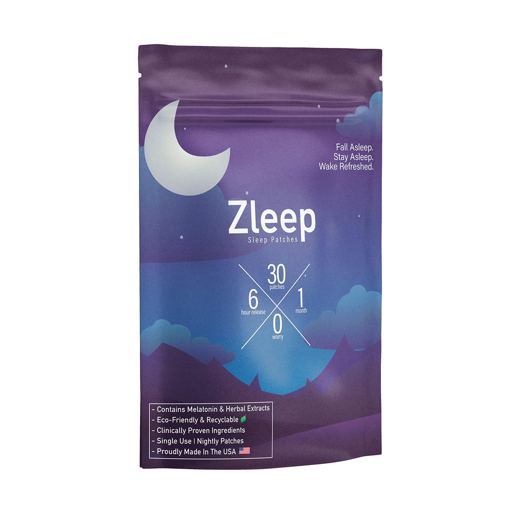Zleep - Sleep Patches w/Dream Complex and Melatonin to Promote Quality Sleep and Reduce Tiredness