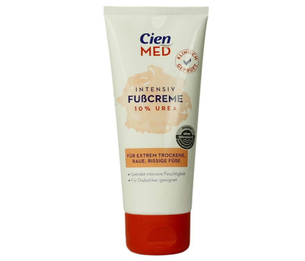 Cien Urea Foot Cream 10% for Extremely Dry and Cracked Feet, 100 ml