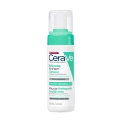 CeraVe Balancing Air Foam Foaming Facial Cleanser for Oil Control and Hydration for Normal to Combination Skin With Glycolysine Cleansing Technology, 3 Essential Ceramides, 150 ml