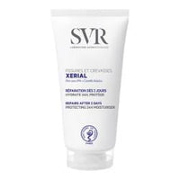 SVR XERIAL Cracked Foot Cream for Split Heels and Damaged, Sore, Hard-Working Skin, Protecting 24hr Moisturiser, Repairs Fissures in 3 Days, 50ml