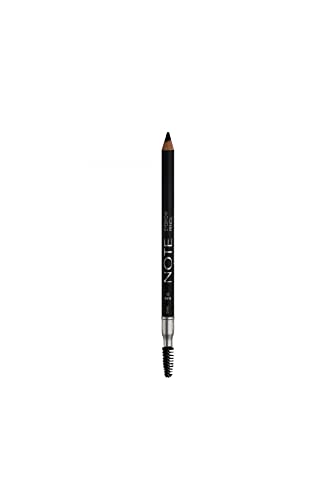 NOTE Cosmetics Eyebrow Double Sided Pencil 01 Black - Waterproof & Long Lasting 1.1 gr