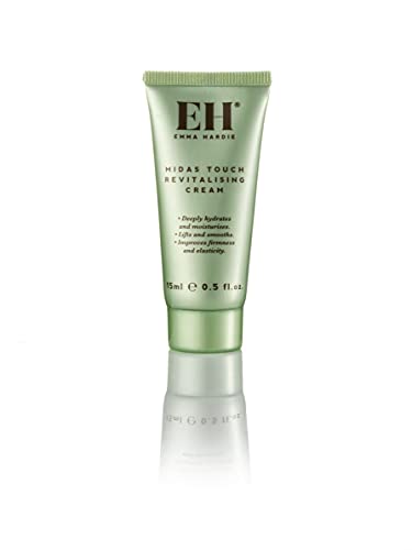 Emma Hardie 15ml Midas Touch Revitalising Face Cream with Hyaluronic Acid and Vit E, Improves Firmness & Elasticity, Increases Hydration & Tightens, Suitable for Sensitive Skin, Vegan & Cruelty Free