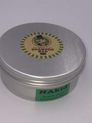 The Soapy Goat NAkid Unscented Goat's Milk Shampoo Bar in a tin eco cut plastic
