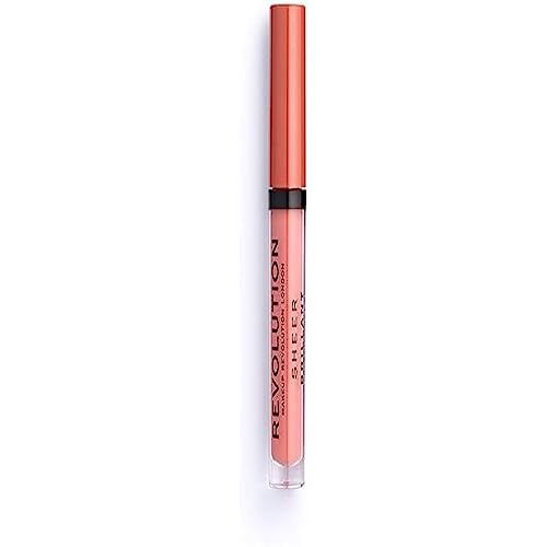 Revolution Beauty London Makeup Revolution, Sheer Lip, Lipgloss, RBF 107 , 3.5ml