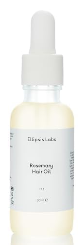 Rosemary and Mint Hair Oil by Ellipsis Labs – Vegan-Friendly Growth-Boosting Oil with Essential Oils for Hair Nourishment, Strengthening, Soothing, and Thicker, Healthier Hair, 30ml