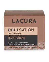 Generic Lācurā - Aldi | Cellsation - Night Cream | Cell Renewal with Celligent | Healthy & efreshed Skin | Through Natural Based Ingredients | Premium Skincare for Mature Skin | 50mL [Imperfect Box]