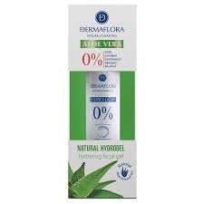 Dermaflora Moisturizing Aloe Vera Face Gel – 50ml Hydrating & Soothing Gel for Sensitive Skin Lightweight, Non-Greasy, Fast-Absorbing Daily Moisturizer with Natural Aloe Extract