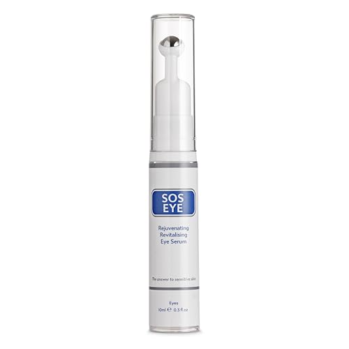 SOS SERUM SOS Eye Serum for Reducing Signs of Aging, Caffeine Infused, Unscented, 10ml