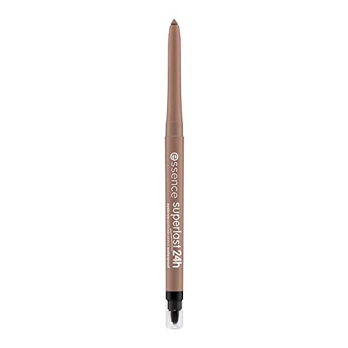 essence SUPERLAST 24 Hour Eyebrow Pomade Pencil Waterproof Eye Pencil, Eyebrow Pencil, 24 Hour Hold, No. 10 Blonde, Nude, Vegan, Waterproof, Microplastic Particles Free (0.31 g)