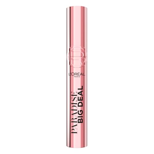 L'Oreal Paris L'Oréal Paris Paradise Big Deal Black Mascara Lash lengthening Volumizing Smudge Proof Intense Look Layerable Buildable Smoothfinity Formula with Cross-Conic Brush - 2 Mascaras