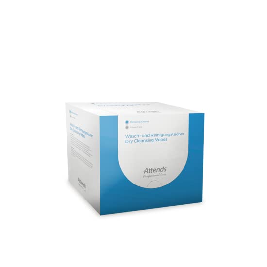 Professional Class- Voted No.1 for Quality Attends Professional Care Dry Cleansing Wipes 1 Pack of 150