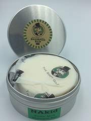 The Soapy Goat NAkid Unscented Goat's Milk Shampoo Bar in a tin eco cut plastic